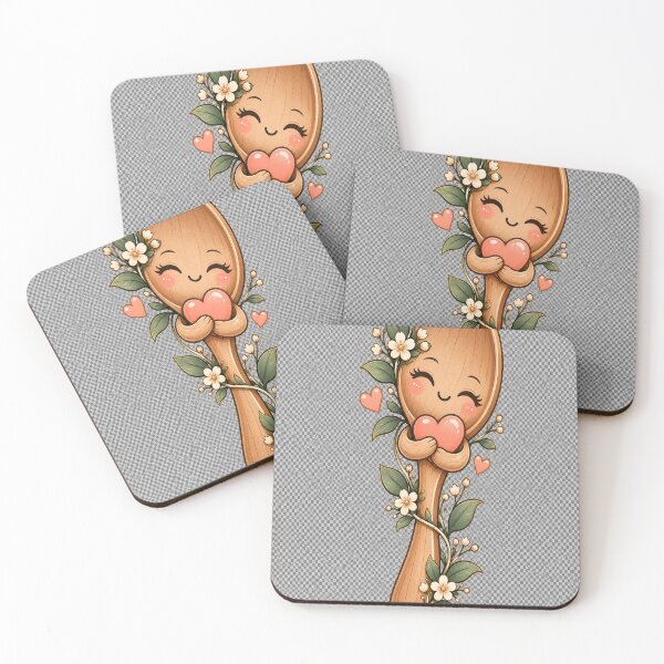 Item preview, Cute Wooden Spoon Kitchen Love designed and sold by JMDG Studio.