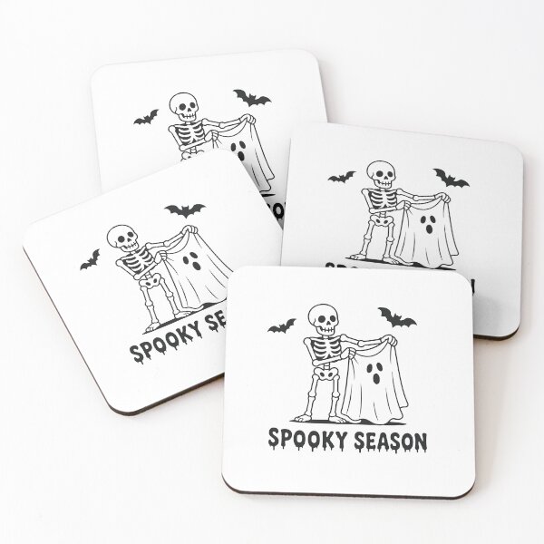 Item preview, Spooky Season Skeleton Ghost Costume Funny Halloween designed and sold by Modern Antique Atelier .