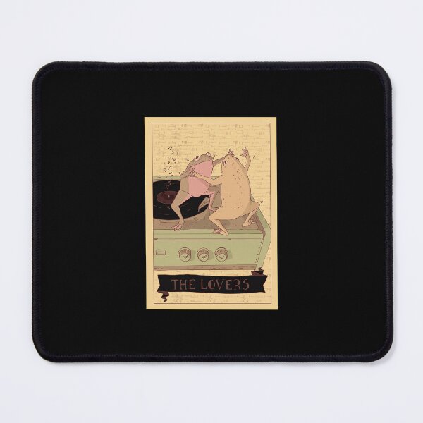 Item preview, The Lovers Tarot Frogs designed and sold by sonroses.