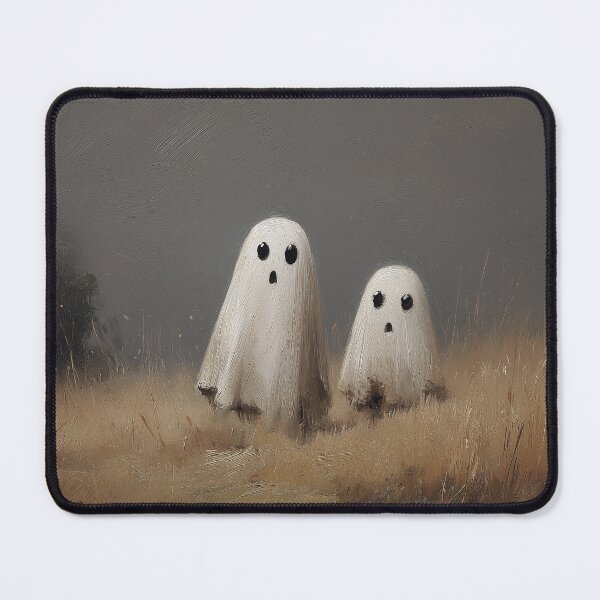 Item preview, Ghosts in Golden Field Halloween Painting designed and sold by NatureSight.