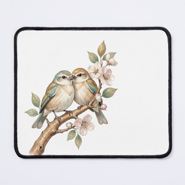 Item preview, Little birds on a branch. designed and sold by MagelliShop.