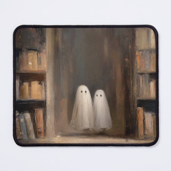 Item preview, Ghosts in Old Library Halloween Painting designed and sold by NatureSight.