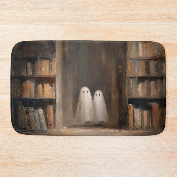 Item preview, Ghosts in Old Library Halloween Painting designed and sold by NatureSight.