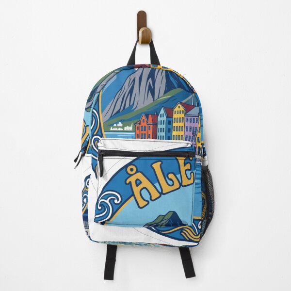 Item preview, Alesund Norway Sticker designed and sold by Imaginarium of Chaos falcon88 .