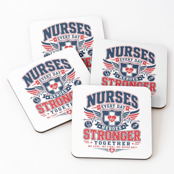 Item preview, Nurses Stronger Together Everyday Heroes Motivational Slogan gift for Nurse designed and sold by LD ART.