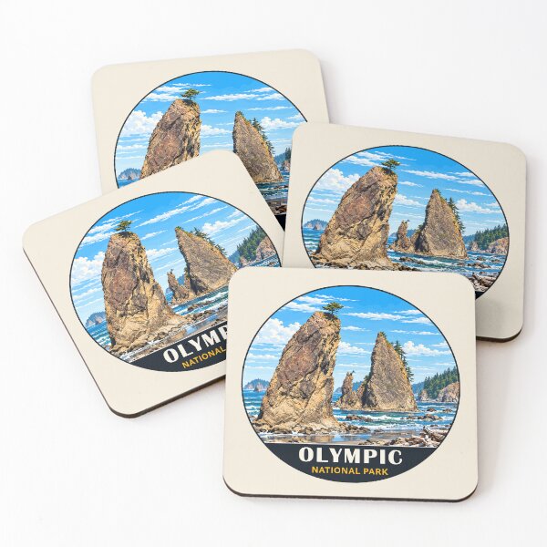 Item preview, Olympic National Park Sticker, Washington designed and sold by Gideon Emmerich.