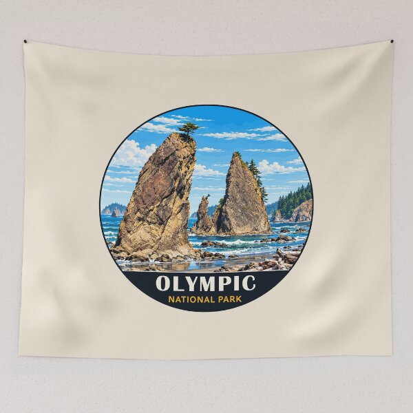 Item preview, Olympic National Park Sticker, Washington designed and sold by Gideon Emmerich.