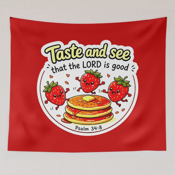 Item preview, Psalm 34:8 Taste And See That The LORD Is Good designed and sold by plushism.