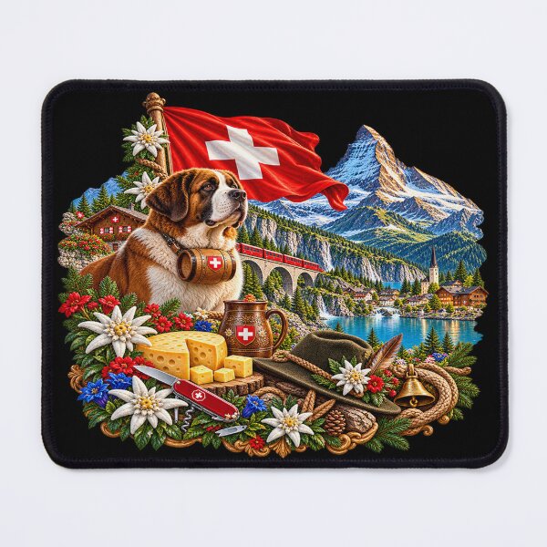 Item preview, Swiss Alpine Heritage – St. Bernard & Swiss Knife designed and sold by TroviTutto.