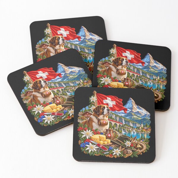 Item preview, Swiss Alpine Heritage – St. Bernard & Swiss Knife designed and sold by TroviTutto.