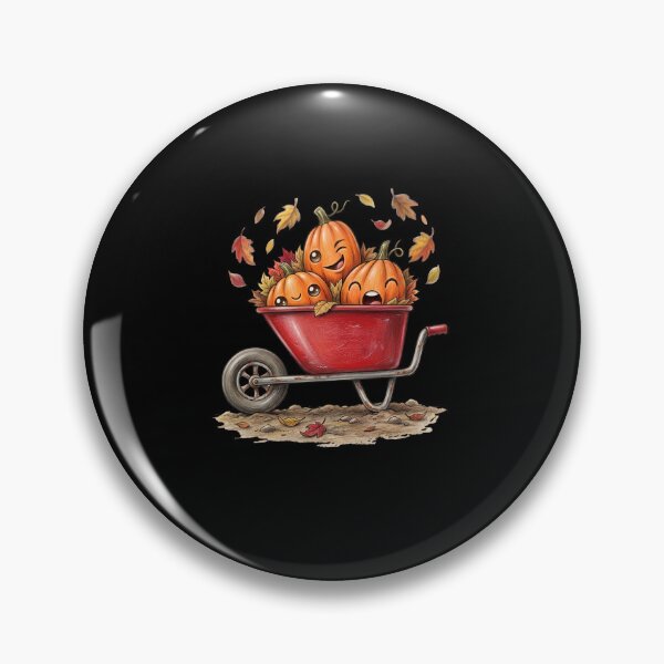 Item preview, Cute Pumpkins in Wheelbarrow Autumn Harvest    designed and sold by MotivaChic.