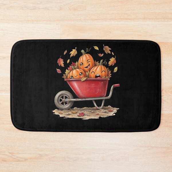 Item preview, Cute Pumpkins in Wheelbarrow Autumn Harvest    designed and sold by MotivaChic.