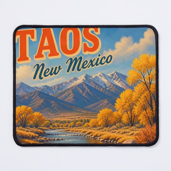 Item preview, Taos, New Mexico: Scenic Travel Poster designed and sold by LSVart.