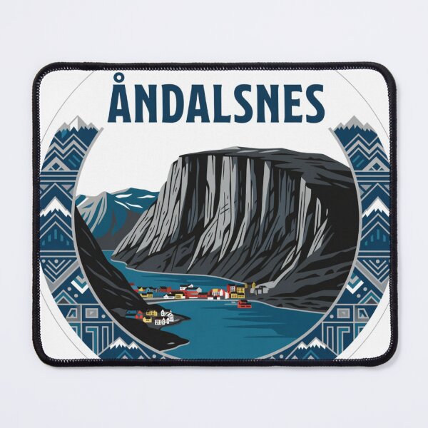 Item preview, Andalsnes Norway Sticker designed and sold by Imaginarium of Chaos falcon88 .