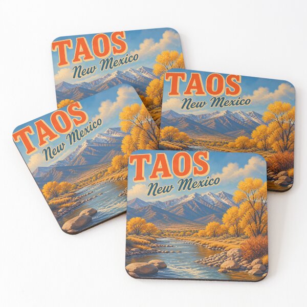 Item preview, Taos, New Mexico: Scenic Travel Poster designed and sold by LSVart.