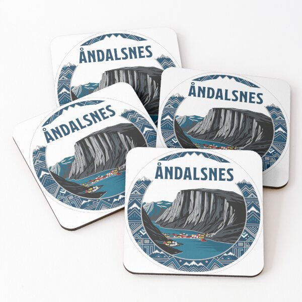 Item preview, Andalsnes Norway Sticker designed and sold by Imaginarium of Chaos falcon88 .