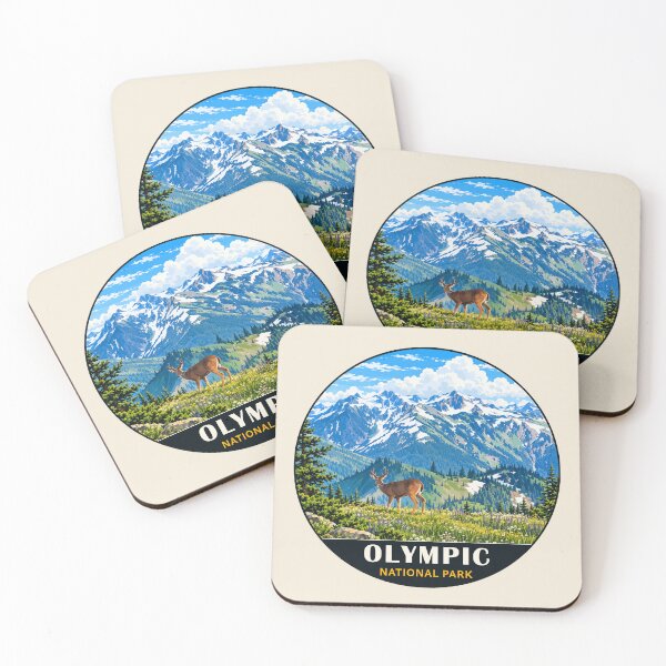 Item preview, Olympic National Park Sticker, Washington designed and sold by Gideon Emmerich.