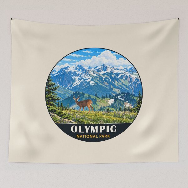 Item preview, Olympic National Park Sticker, Washington designed and sold by Gideon Emmerich.