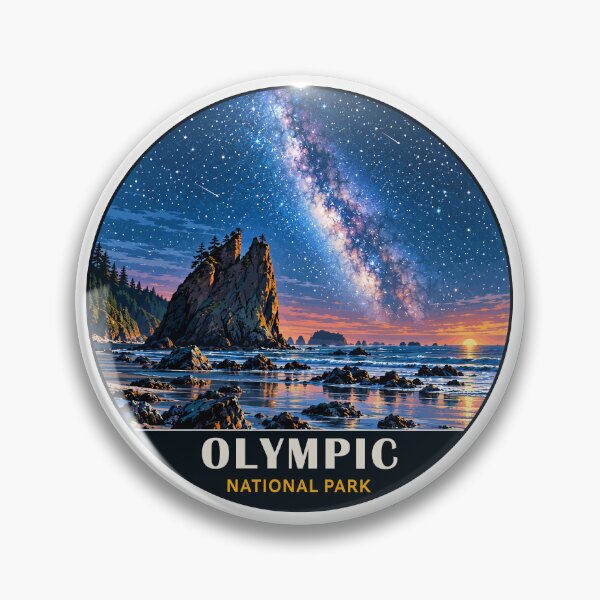 Item preview, Olympic National Park Sticker, Washington designed and sold by Gideon Emmerich.