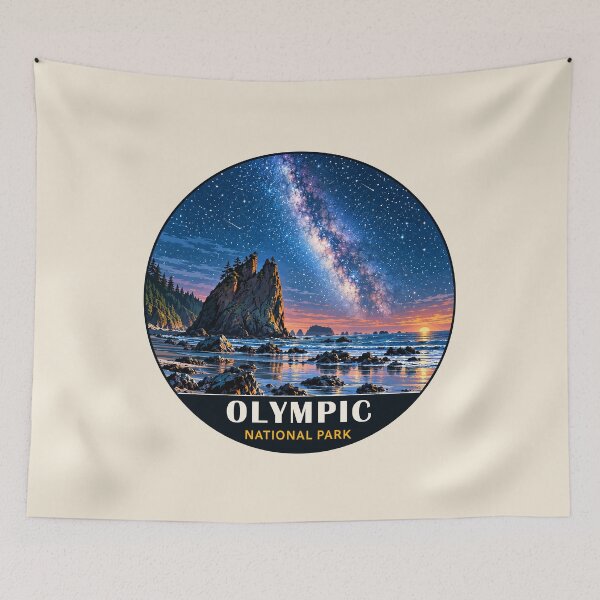 Item preview, Olympic National Park Sticker, Washington designed and sold by Gideon Emmerich.