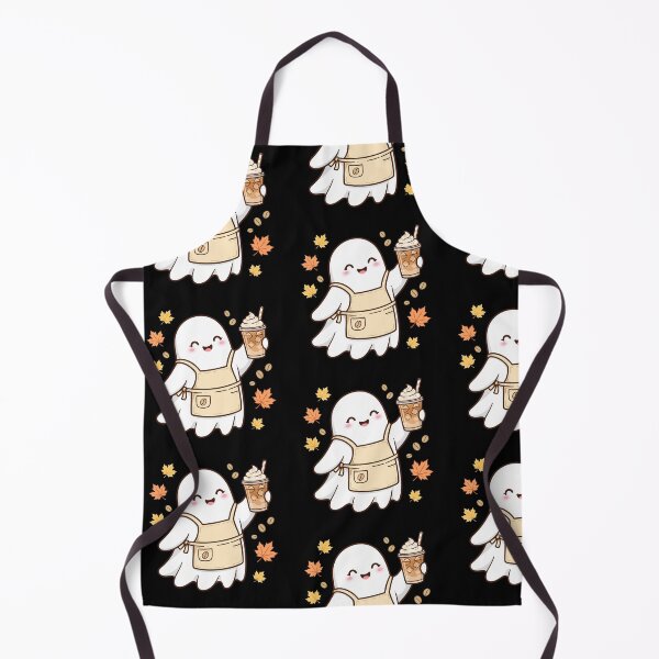 Item preview, Cute Ghost Barista Iced Pumpkin Spice Latte - Autumn designed and sold by Aisha Reda.