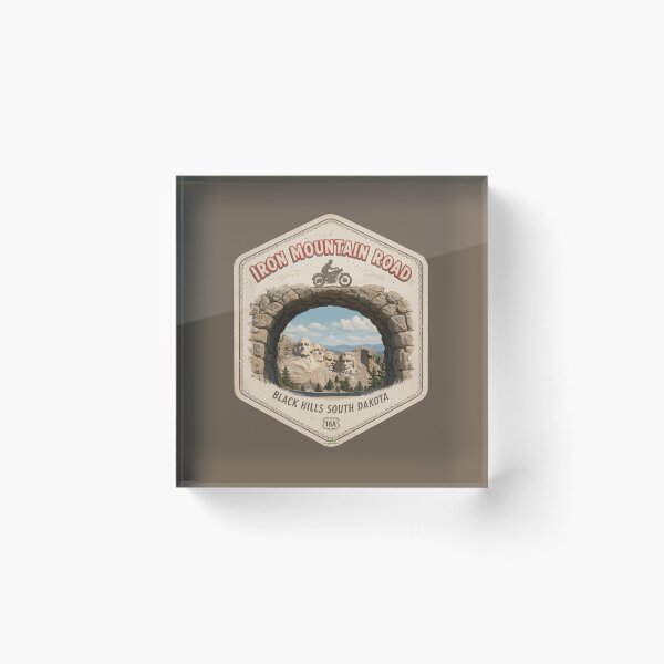 Item preview, Iron Mountain Road South Dakota USA Sticker T-Shirt 10 designed and sold by OuterShellUK.