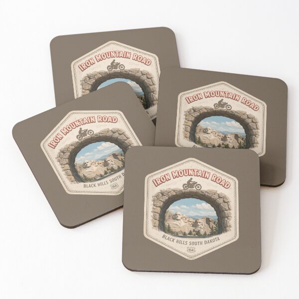 Item preview, Iron Mountain Road South Dakota USA Sticker T-Shirt 10 designed and sold by OuterShellUK.