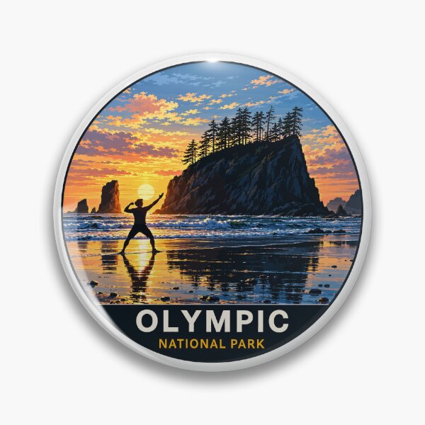 Item preview, Olympic National Park Sticker, Washington designed and sold by Gideon Emmerich.