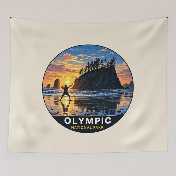 Item preview, Olympic National Park Sticker, Washington designed and sold by Gideon Emmerich.