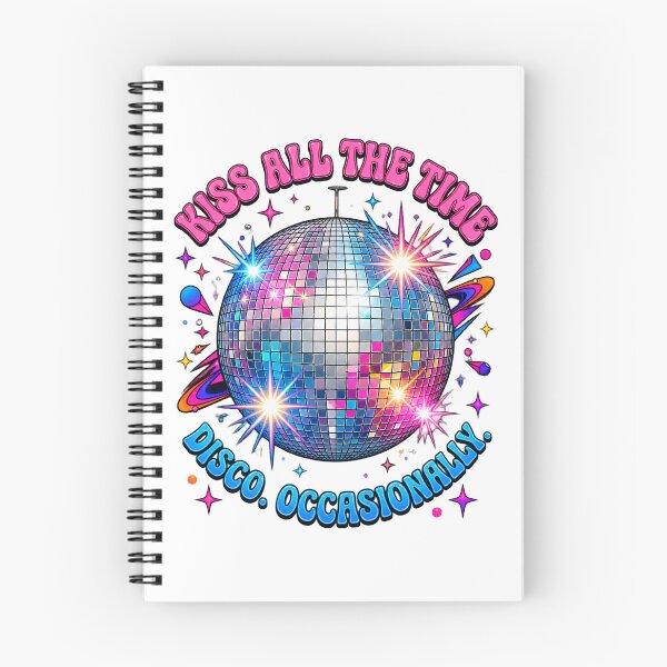 Item preview, Retro Disco Ball Inspired Design Featuring 'Kiss All The Time, Disco Occasionally' Quote for Music and Dance Fans designed and sold by amirmintz.