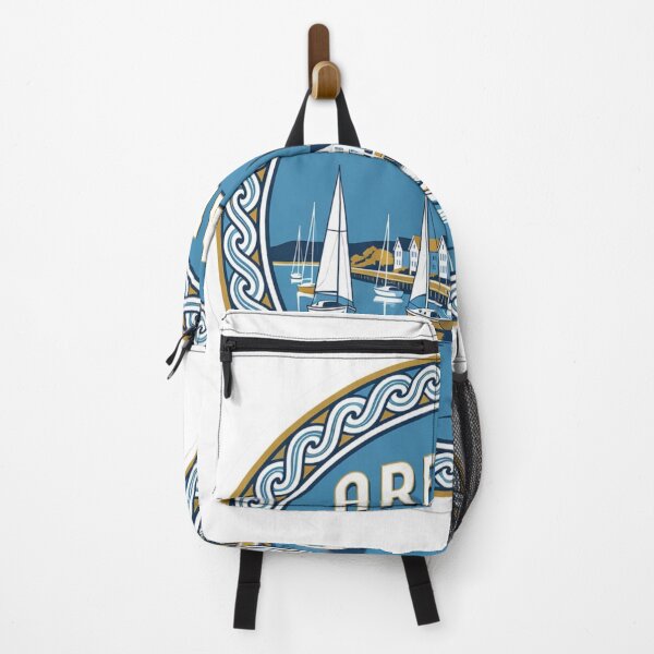 Item preview, Arendal Harbor Norway Sticker designed and sold by Imaginarium of Chaos falcon88 .