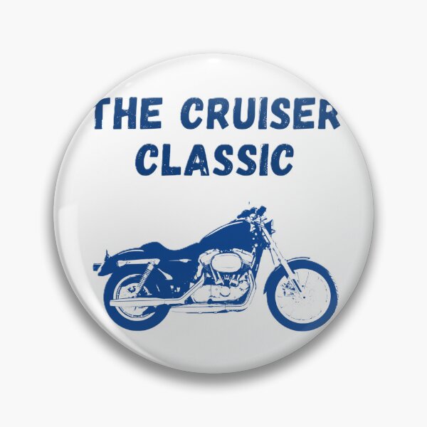 Item preview, The Cruiser Classic - Vintage Motorcycle Silhouette designed and sold by uniqueTee-Arts.