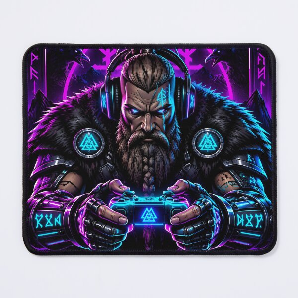 Item preview, Epic Lone Viking Warrior and Glowing Norse Tree Yggdrasil designed and sold by ValhallaHub.