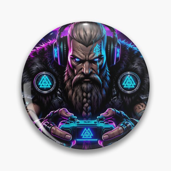 Item preview, Epic Lone Viking Warrior and Glowing Norse Tree Yggdrasil designed and sold by ValhallaHub.