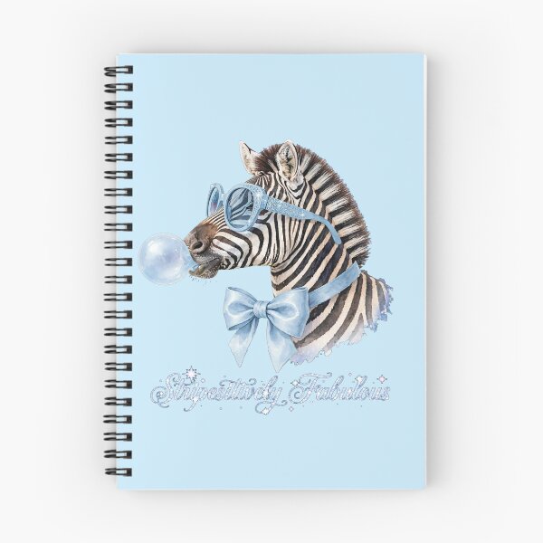 Item preview, Stripesitively Fabulous Blue Zebra - Cute Coquette Zebra designed and sold by Vibe-Vary.