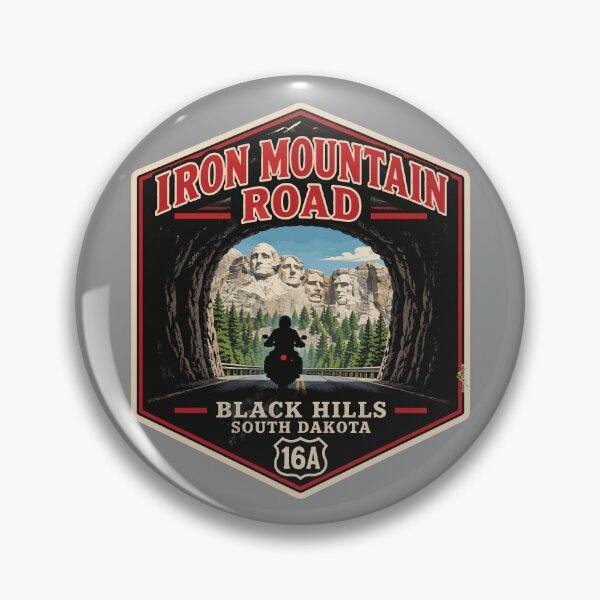 Item preview, Iron Mountain Road South Dakota USA Sticker TShirt 11 designed and sold by OuterShellUK.