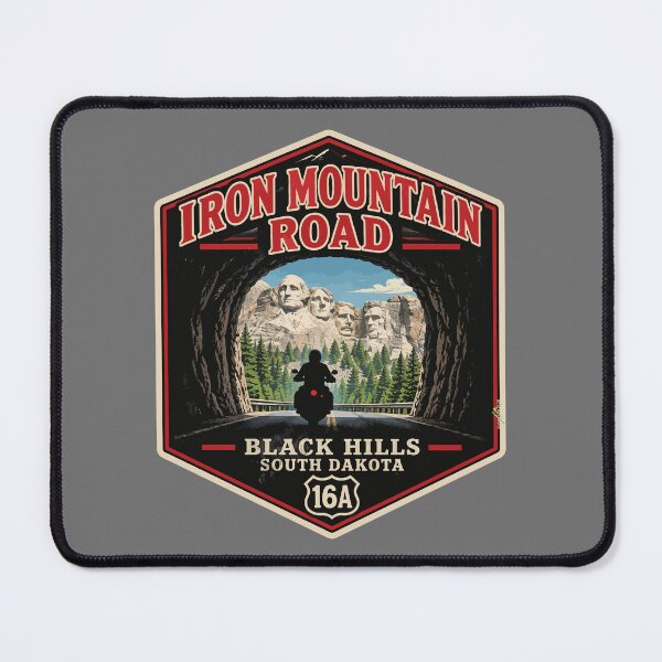 Item preview, Iron Mountain Road South Dakota USA Sticker TShirt 11 designed and sold by OuterShellUK.