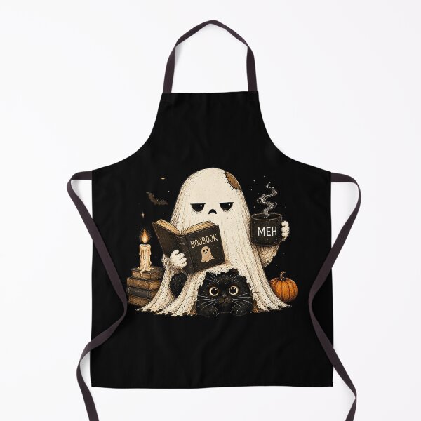 Item preview, Meh Ghost Cat Black Cat Coffee Halloween designed and sold by jerrimisty889.