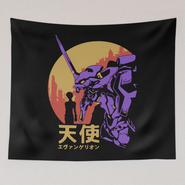 Item preview, Neon Genesis Evangelion Retro Vintage designed and sold by dsbargaincave.