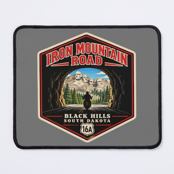Item preview, Iron Mountain Road South Dakota USA Sticker TShirt 12 designed and sold by OuterShellUK.