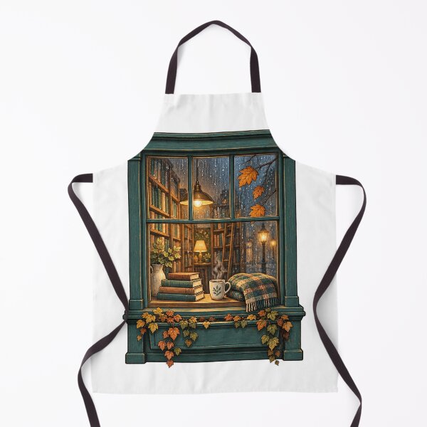 Item preview, Rainy Bookshop Window designed and sold by SAS-Designer.