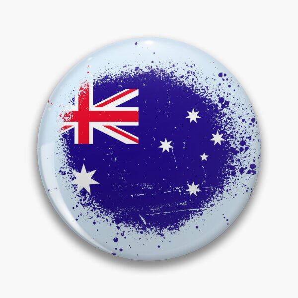 Item preview, Australia Flag Spray Paint Splatter Style designed and sold by DelfDesign.