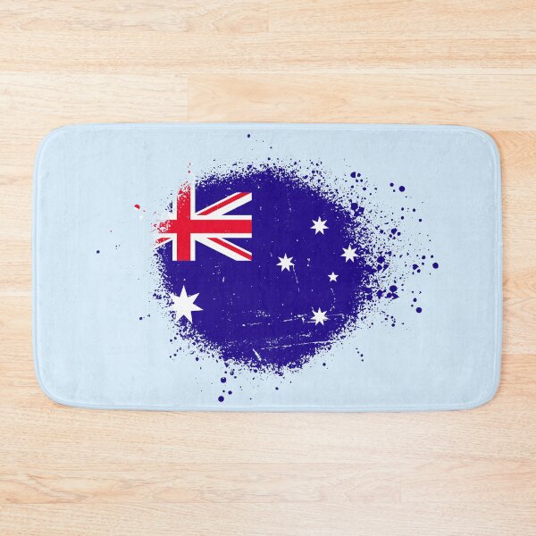 Item preview, Australia Flag Spray Paint Splatter Style designed and sold by DelfDesign.