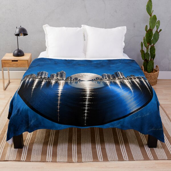 Item preview, Sarasota Florida in Blue and Silver - Endless Vinyl  designed and sold by LuluLeb.