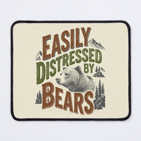 Item preview, Easily Distracted By Bears Retro Bear Men Women designed and sold by Colorfulman.