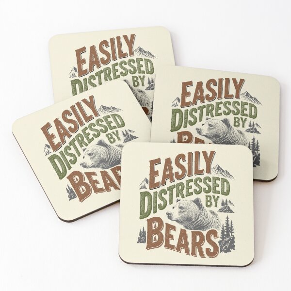 Item preview, Easily Distracted By Bears Retro Bear Men Women designed and sold by Colorfulman.