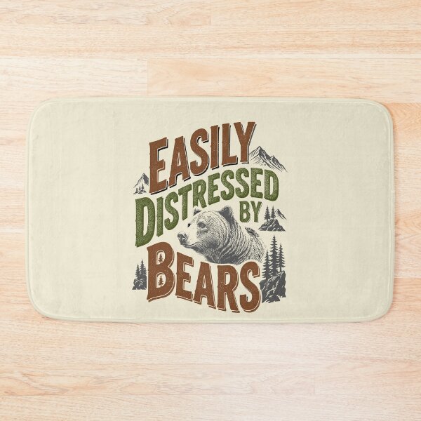Item preview, Easily Distracted By Bears Retro Bear Men Women designed and sold by Colorfulman.
