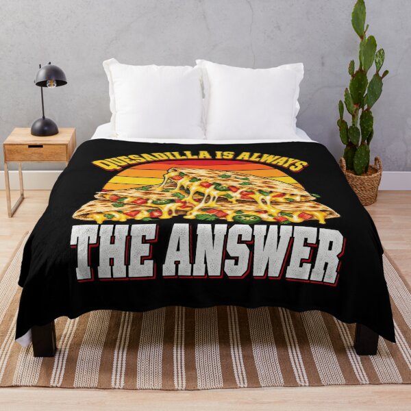 Item preview, Quesadilla Is Always The Answer Retro Sunset Cheesy Food designed and sold by yassin-stags.