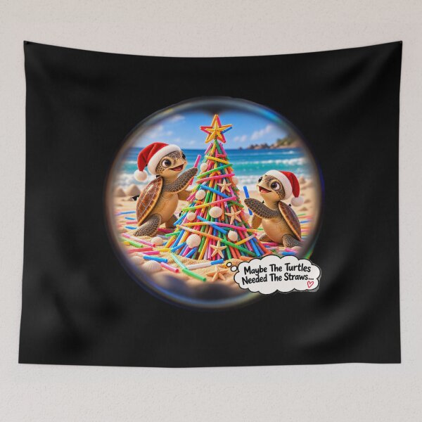 Item preview, Maybe The Turtles Needed The Straws Sarcastic Sea Turtle designed and sold by Crystal-Tree.