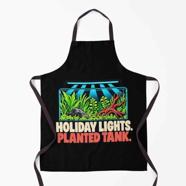 Item preview, Holiday Lights Planted Tank Aquascaping Christmas Badge designed and sold by DreamLayerStudio.